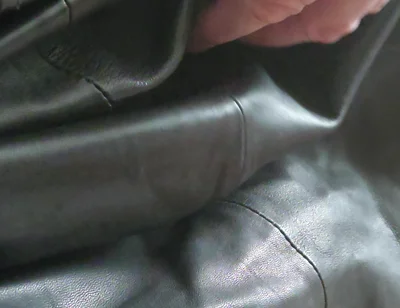 Edging in a Leather Skirt