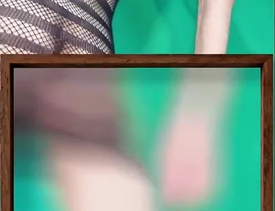 Fishnet Dress with and Without Some Panties