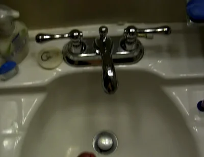 POV Cock Stroking in the Bathroom