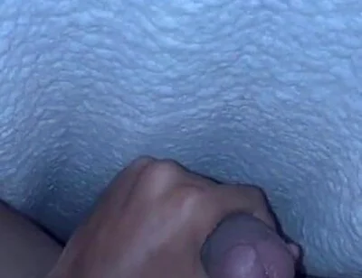 Watch How I Masturbate My Big Cock Under the Quilt Until I Get a Juicy Cumshot