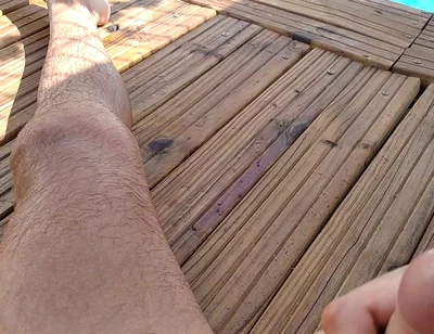 Delicious Cum From Big Cock in the Chill Out Pool