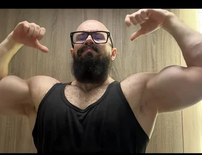 Enjoy the View of My Thick Meaty Biceps Bouncing in Slow Motion