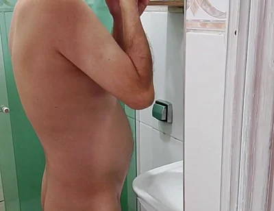 Mr. Carmona Shaving Naked
