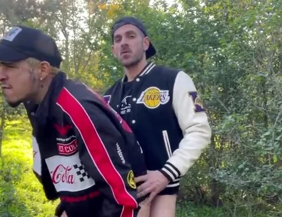 Latino boys fucking in the forest