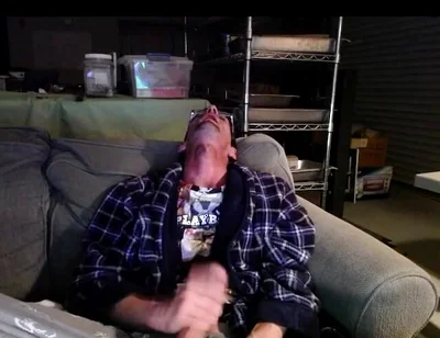 Masturbating