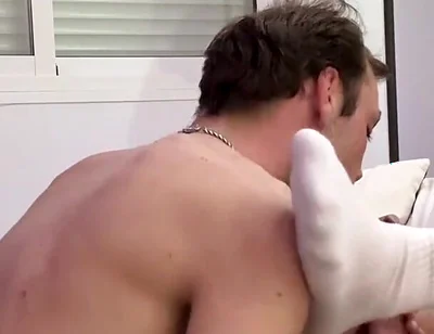 Stepbrother Sucking Big White Cock Visiting House