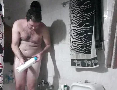 I Take a Shower in Bathroom