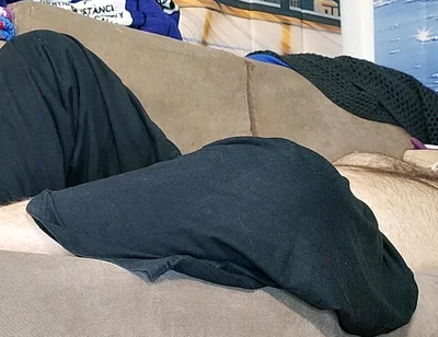 Chubby Daddy Bear Naked Dirty Feet