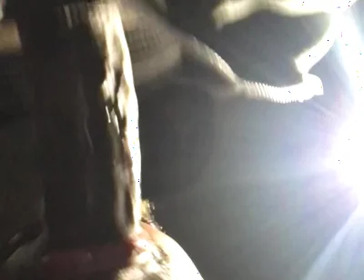 BBC Worship at Night: Risky Public Blowjob & Throat Fuck