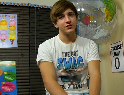 First Timer Colby on Set