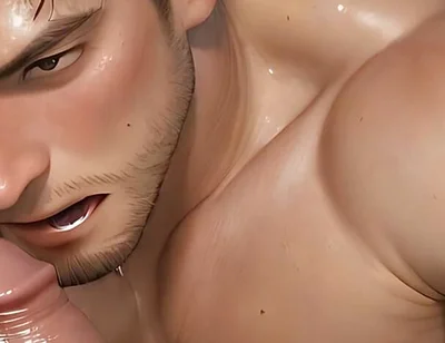 This Rugged Guy Jerking off with Intense Expression Will Drive You Wild