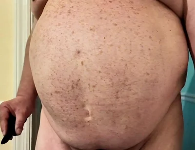 Big Bellied Daddy Bear Cums