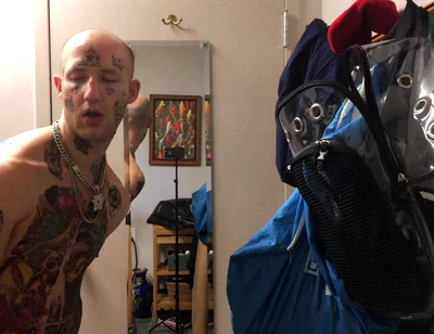 Face Tatted Masturbator