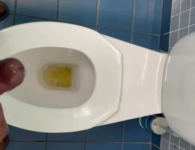 Jerking off in the Office Washroom