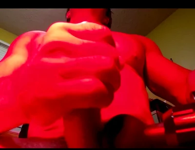 Massaging My Hard on