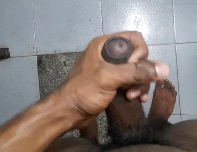 Horny Boy in the Bathroom Showering