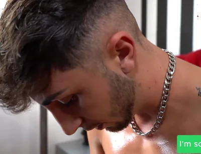 Brunette Guy Jerkoff