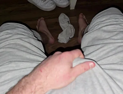 Big Load of Cum in Sweaty Socks - Follow Me