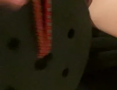Hanging Heavy Weights on My Sissy Cock & Balls - CBT Jerking off My Big Cock with Them on