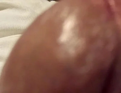 Bedtime Masturbation, Big Cock Wanking Edging Cumming Close up - Rockardglans