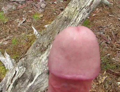 Naked Boner Walk in Public Forest Part 6