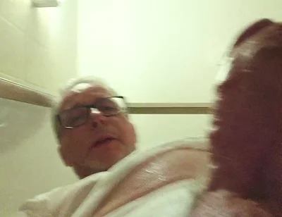 Wet T-shirt and Wet Underpants While Showering
