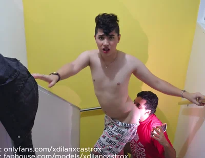 Cute Passive Gay Twink Gets Fucked Bareback by His Stepsister's Boyfriend