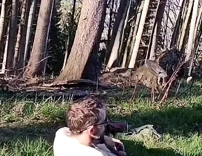 Naked in Forest