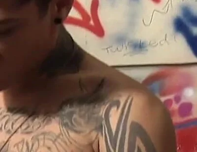 Monster Cock Lads’ Toilet Threesome