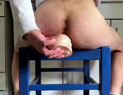 Mike Fuck Dildo in the Kitchen