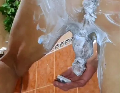 Shaving Balls and Ass