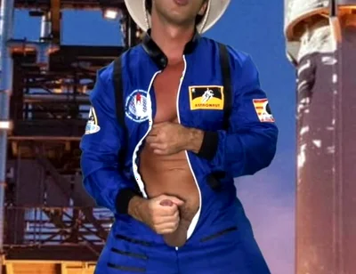 Space Suit Jack off