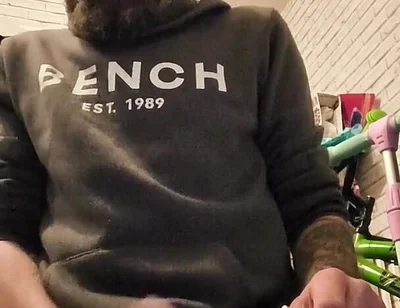 Masturbating My Big Hard Dick and Smoking