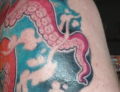 My Octopus Tattoo Is Finished! I Love It!