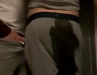 Late Night, Empty Street... a Straight Boy Decided to Piss on His Twink Flatmate for Fun!