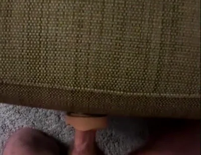 Fucking the Hot Toy in Between Cushions, Feels Like Real Wet Pussy