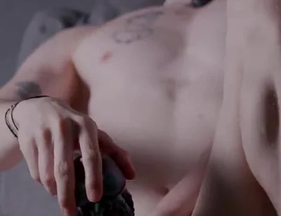 Hard Cock Meets Vibrating Toy on the Couch