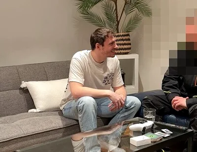 Straight Handyman Get's Sucked by Another Guy