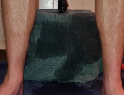 Hot Solo Male Riding His Toy Till Orgasm