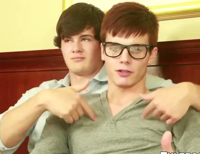Twink Cock Riding Action With Anal Fun After Cock Sucking - Bryce Christiansen And Calvin Michaels