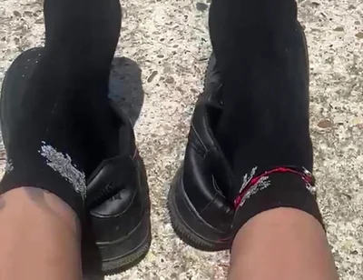 Walking Through the Castle of Cartagena and I Take off My Shoes to Rest so That You Can Worship My Feet