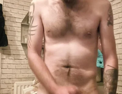 Big Dick Wanking and Smoking