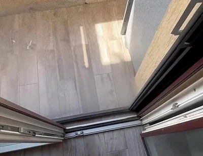 Too Cum From Balcony Almost Caught by Neighbors