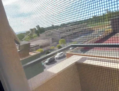 Too Cum From Balcony Almost Caught by Neighbors