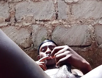 Twink with a Big Black Dick Jerks off in a Hot Vedio Out in Public as Neighbours Watch