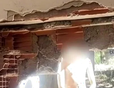 Exploring an Abandoned Building, 2 Amateur Boys Remove Their Clothes and One Starts to Bust a Nut