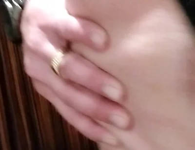 Showing My Thong in a Public Restroom