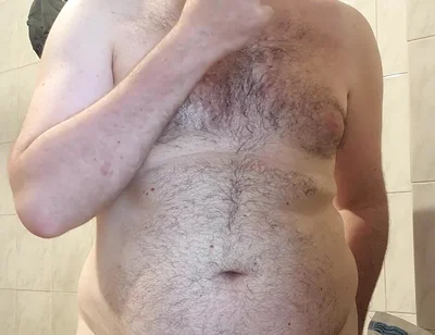 Naked Boy in Bathroom