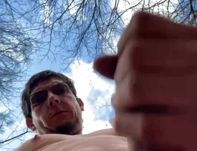 Masturbating