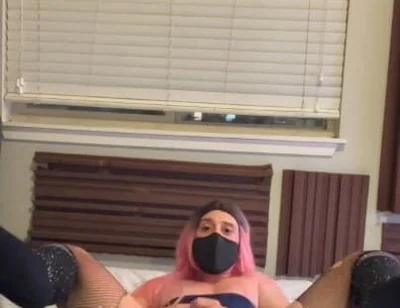 Big Ass CD Sissy Solo Cumshot